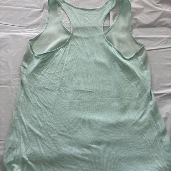 New York & Co Athleisure Razor Back Tank Mint Green Size Medium EUC - Picture 7 of 8